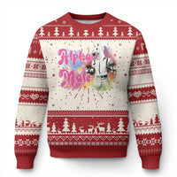 Funny Alpha Male Unicorn Ugly Christmas Sweater - Wonder Print Shop