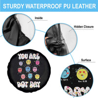 Christian Hippie Face You Are Dot Day Spare Tire Cover