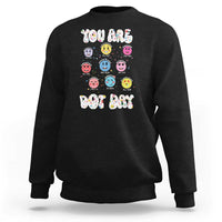 Christian Hippie Face You Are Dot Day Sweatshirt - Wonder Print Shop