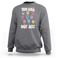 Christian Hippie Face You Are Dot Day Sweatshirt - Wonder Print Shop