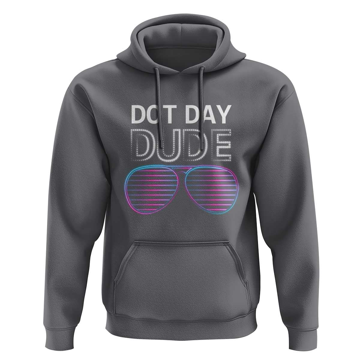 Dot Day Dude Hoodie Cool Dot Sunglass - Wonder Print Shop
