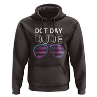 Dot Day Dude Hoodie Cool Dot Sunglass - Wonder Print Shop