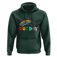 Rainbow Happy Dot Day Hoodie - Wonder Print Shop