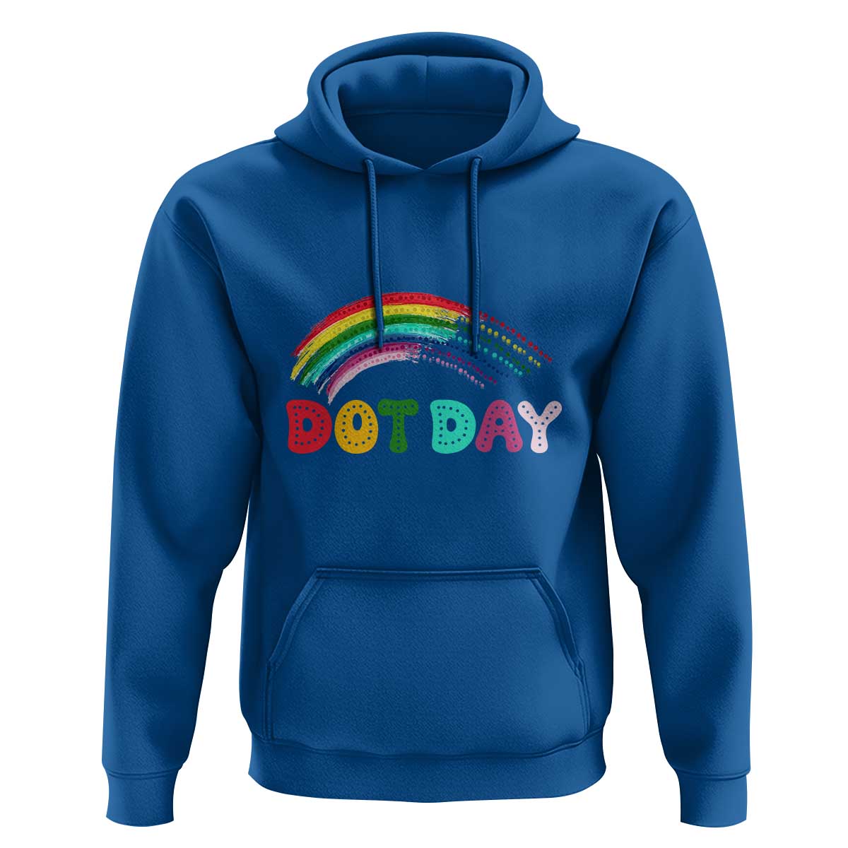 Rainbow Happy Dot Day Hoodie - Wonder Print Shop