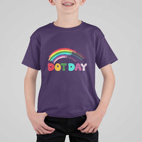 Rainbow Happy Dot Day T Shirt For Kid - Wonder Print Shop