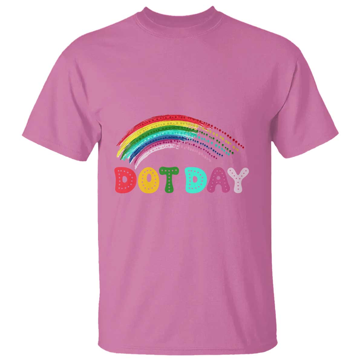 Rainbow Happy Dot Day T Shirt - Wonder Print Shop