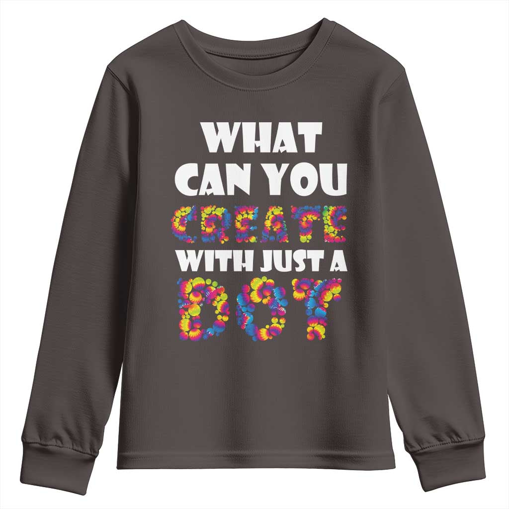 Happy Dot Day Youth Sweatshirt What Can You Create With Just A Dot