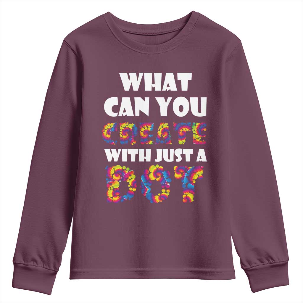 Happy Dot Day Youth Sweatshirt What Can You Create With Just A Dot
