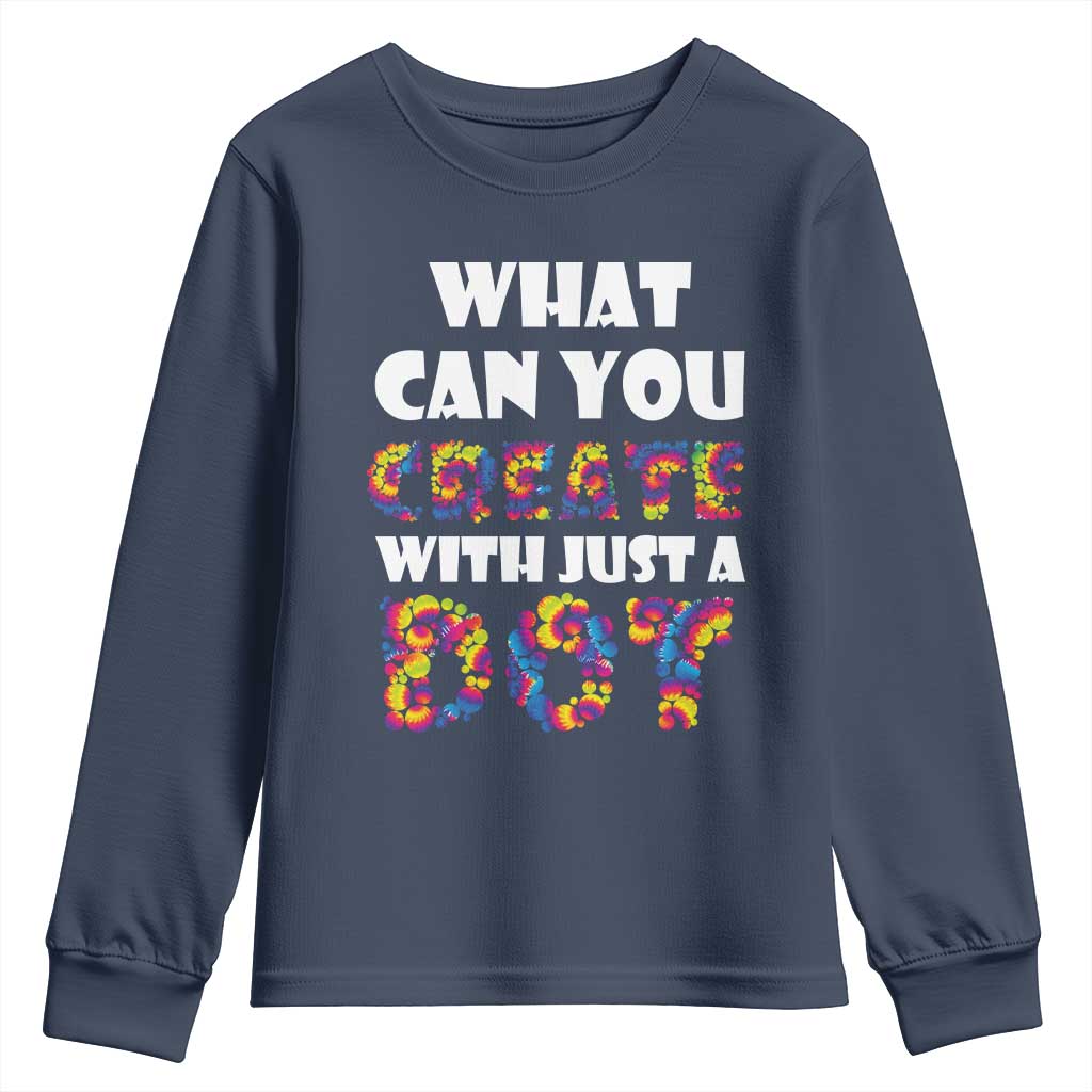 Happy Dot Day Youth Sweatshirt What Can You Create With Just A Dot