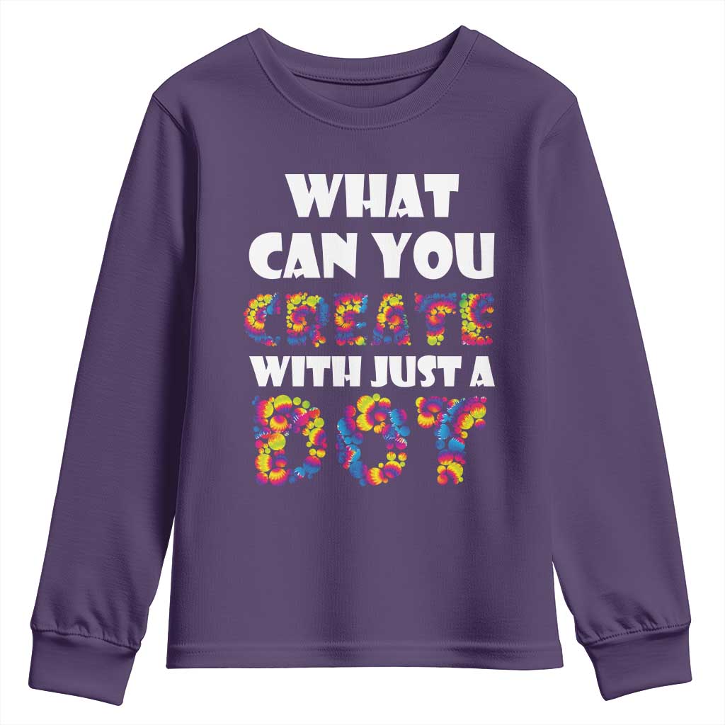 Happy Dot Day Youth Sweatshirt What Can You Create With Just A Dot