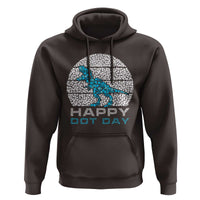Happy Dot Day Funny Dinosaur Hoodie - Wonder Print Shop