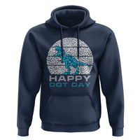Happy Dot Day Funny Dinosaur Hoodie - Wonder Print Shop