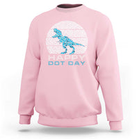 Happy Dot Day Funny Dinosaur Sweatshirt - Wonder Print Shop
