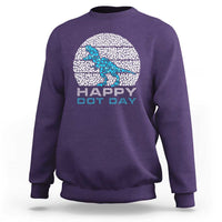 Happy Dot Day Funny Dinosaur Sweatshirt - Wonder Print Shop