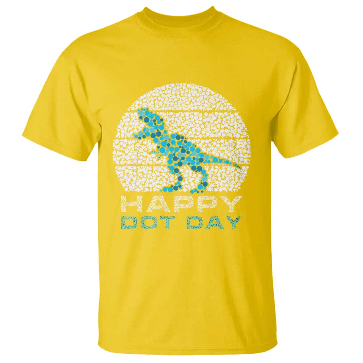 Happy Dot Day Funny Dinosaur T Shirt - Wonder Print Shop