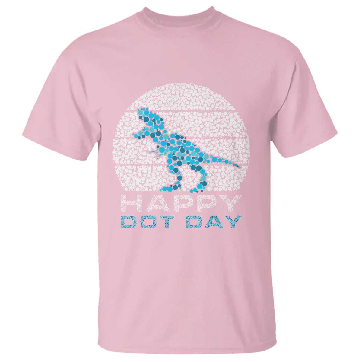 Happy Dot Day Funny Dinosaur T Shirt - Wonder Print Shop