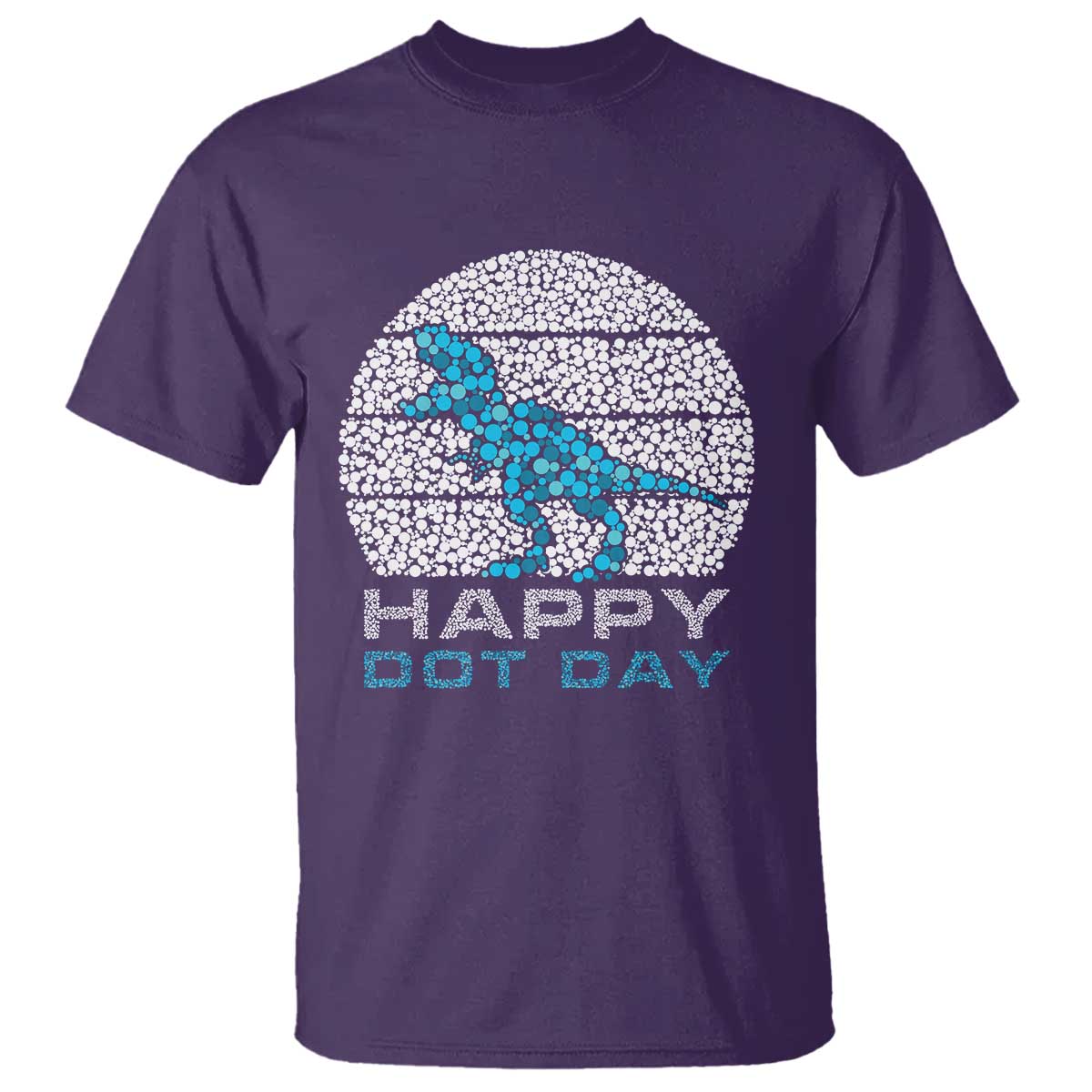 Happy Dot Day Funny Dinosaur T Shirt - Wonder Print Shop