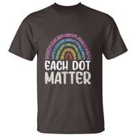 Happy Dot Day T Shirt Each Dot Matters Polka Dot Rainbow - Wonder Print Shop