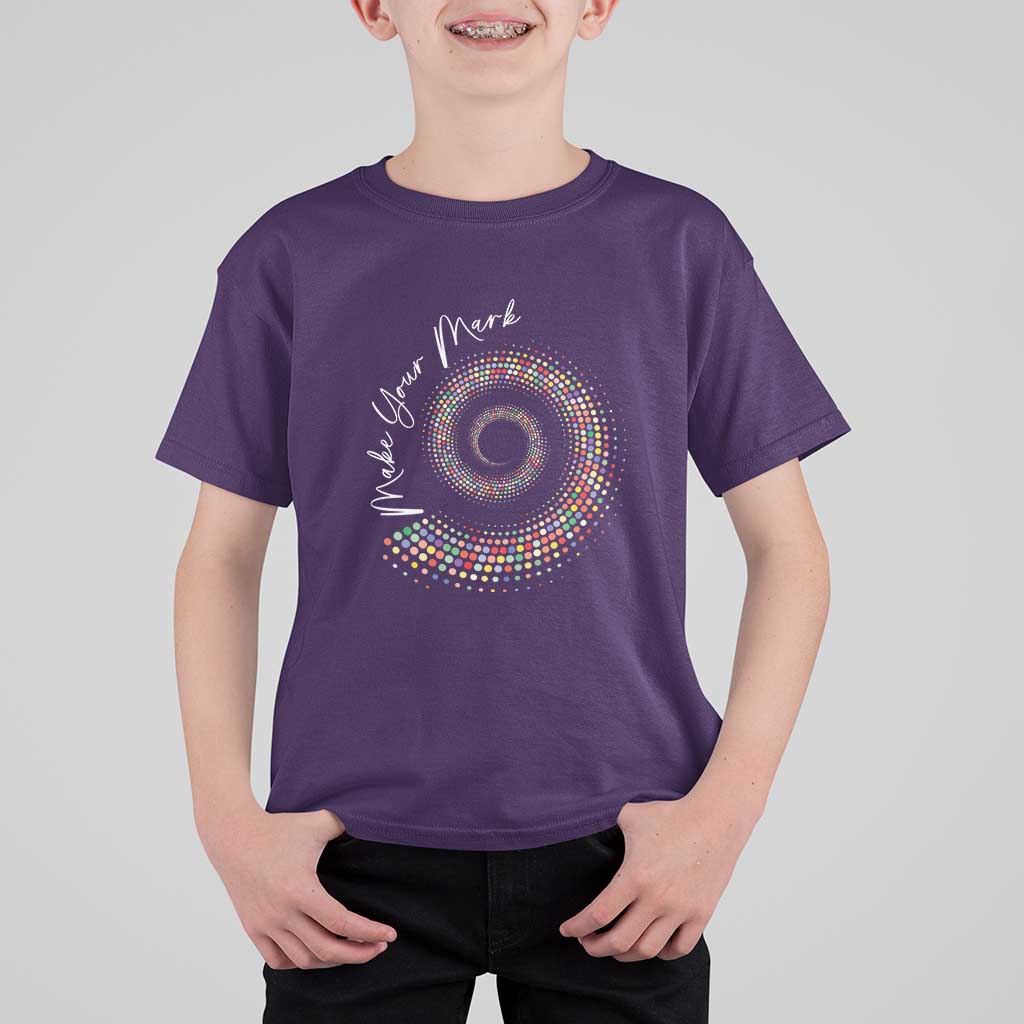 Dot Day T Shirt For Kid Make Your Mark Colorful Polka Dot - Wonder Print Shop