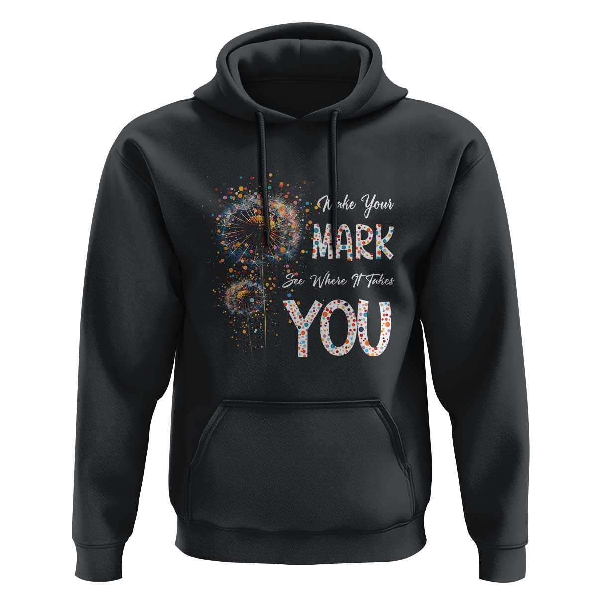 Dot Day Hoodie Make Your Mark And See Where It Takes - Wonder Print Shop