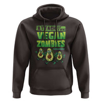 Halloween Vegetarian Hoodie Attack of the Vegan Zombies - Wonder Print Shop