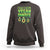 Halloween Vegetarian Sweatshirt Attack of the Vegan Zombies - Wonder Print Shop