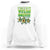 Halloween Vegetarian Sweatshirt Attack of the Vegan Zombies - Wonder Print Shop