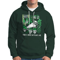 Home Is Where My Plants Are Garden Skeleton Hoodie - Wonder Print Shop