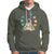 Meditating In Outer Space Hoodie Astronaut Yoga Meditation Position With Solar System Planets - Wonder Print Shop