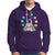 Meditating In Outer Space Hoodie Astronaut Yoga Meditation Position With Solar System Planets - Wonder Print Shop