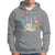 Meditating In Outer Space Hoodie Astronaut Yoga Meditation Position With Solar System Planets - Wonder Print Shop