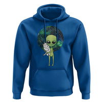 Cute Alien Hugs Cat Hoodie