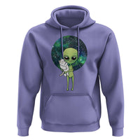 Cute Alien Hugs Cat Hoodie