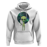 Cute Alien Hugs Cat Hoodie