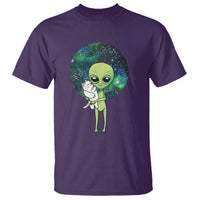 Cute Alien Hugs Cat T Shirt
