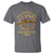 Nakatomi Plaza Christmas Party T Shirt American Patriotic Gold Holly Wreath Machine Gun - Wonder Print Shop