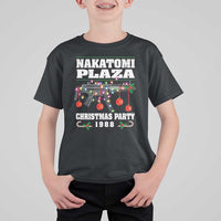 Christmas Nakatomi Plaza 1988 T Shirt For Kid Christmas Lights Machine Gun - Wonder Print Shop