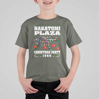 Christmas Nakatomi Plaza 1988 T Shirt For Kid Christmas Lights Machine Gun - Wonder Print Shop