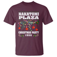 Christmas Nakatomi Plaza 1988 T Shirt Christmas Lights Machine Gun - Wonder Print Shop