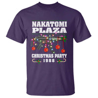 Christmas Nakatomi Plaza 1988 T Shirt Christmas Lights Machine Gun - Wonder Print Shop