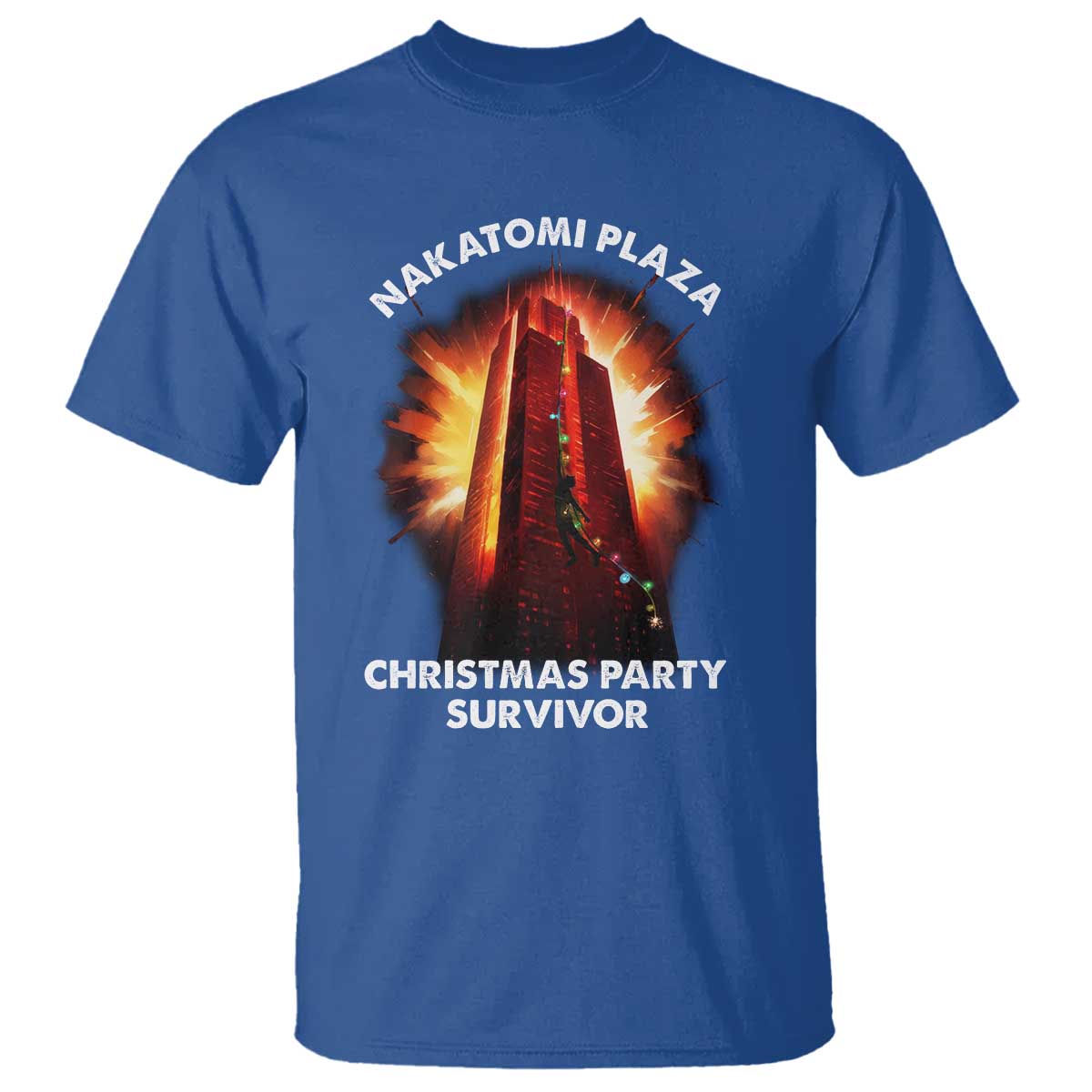 Nakatomi Plaza Christmas Party Survivor T Shirt - Wonder Print Shop