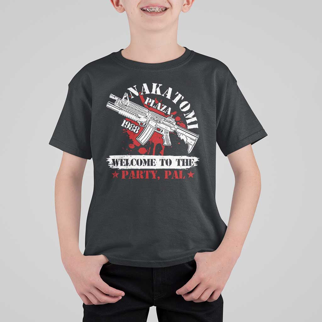 Christmas Nakatomi Plaza 1988 T Shirt For Kid Welcome To The Party Pal - Wonder Print Shop