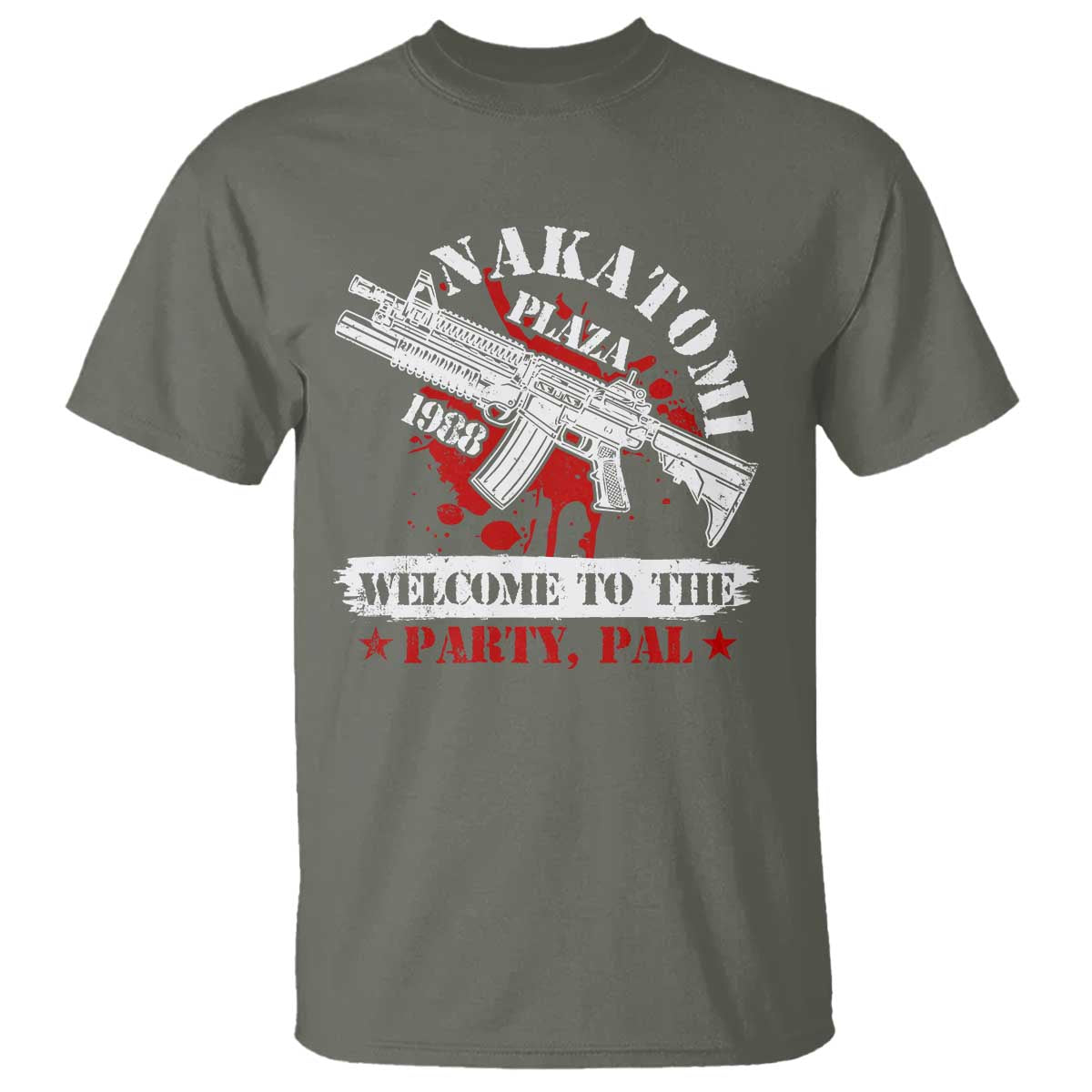 Christmas Nakatomi Plaza 1988 T Shirt Welcome To The Party Pal - Wonder Print Shop