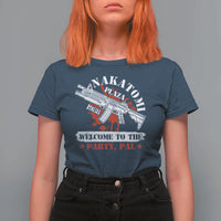 Christmas Nakatomi Plaza 1988 T Shirt For Women Welcome To The Party Pal - Wonder Print Shop
