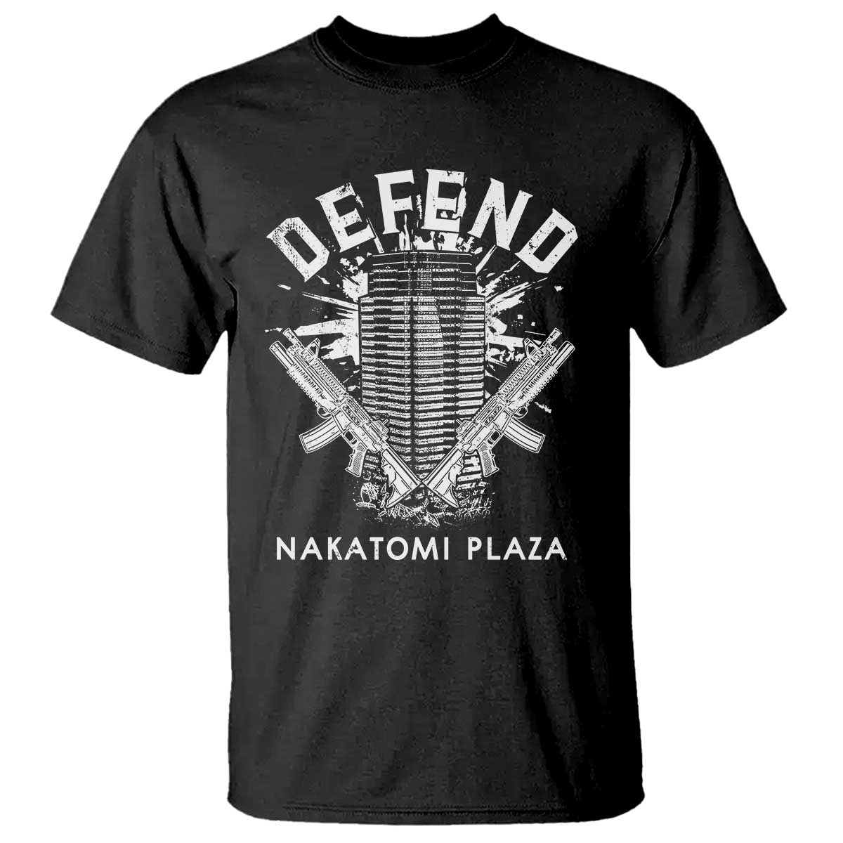 Defend Nakatomi Plaza Funny Christmas T Shirt - Wonder Print Shop