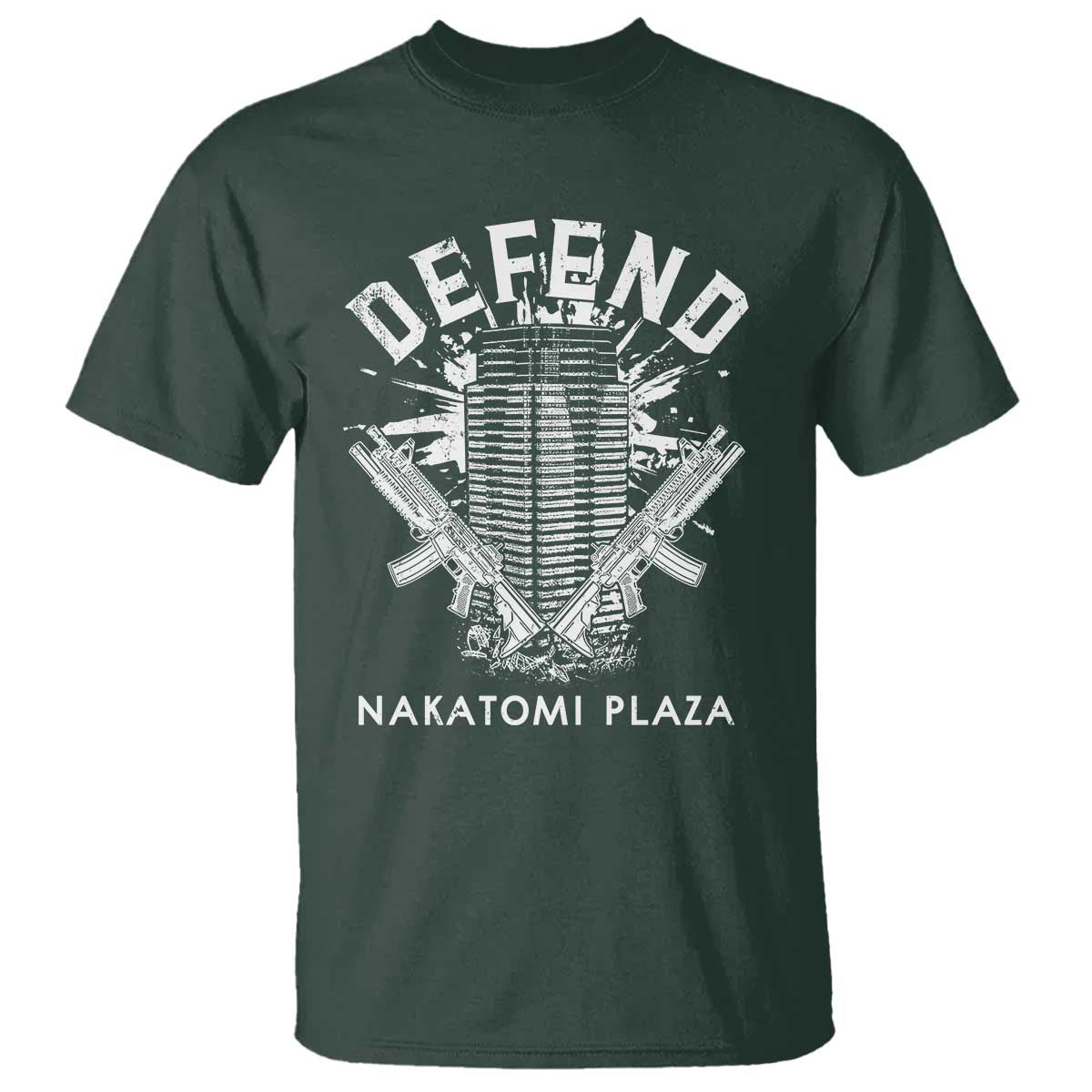 Defend Nakatomi Plaza Funny Christmas T Shirt - Wonder Print Shop