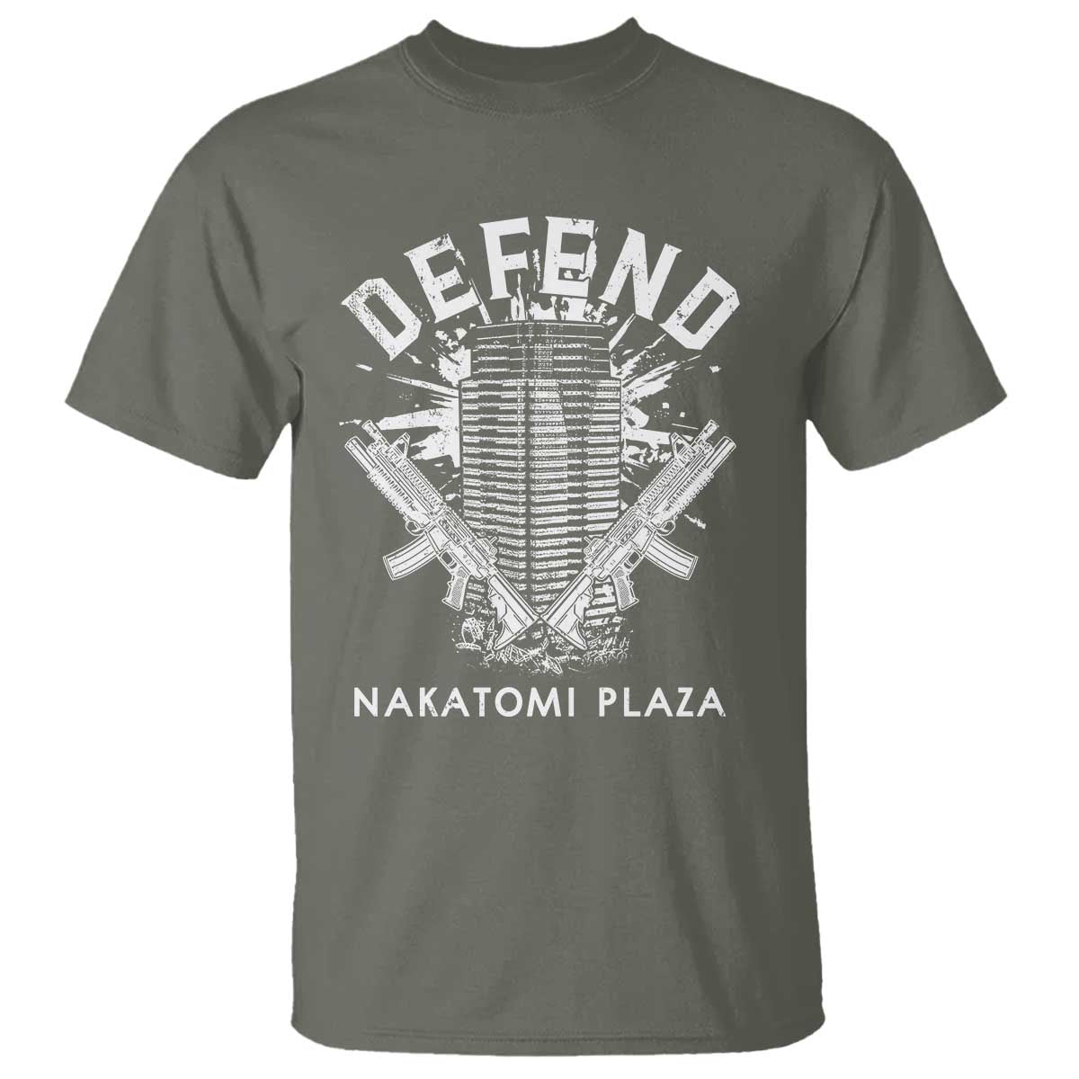 Defend Nakatomi Plaza Funny Christmas T Shirt - Wonder Print Shop