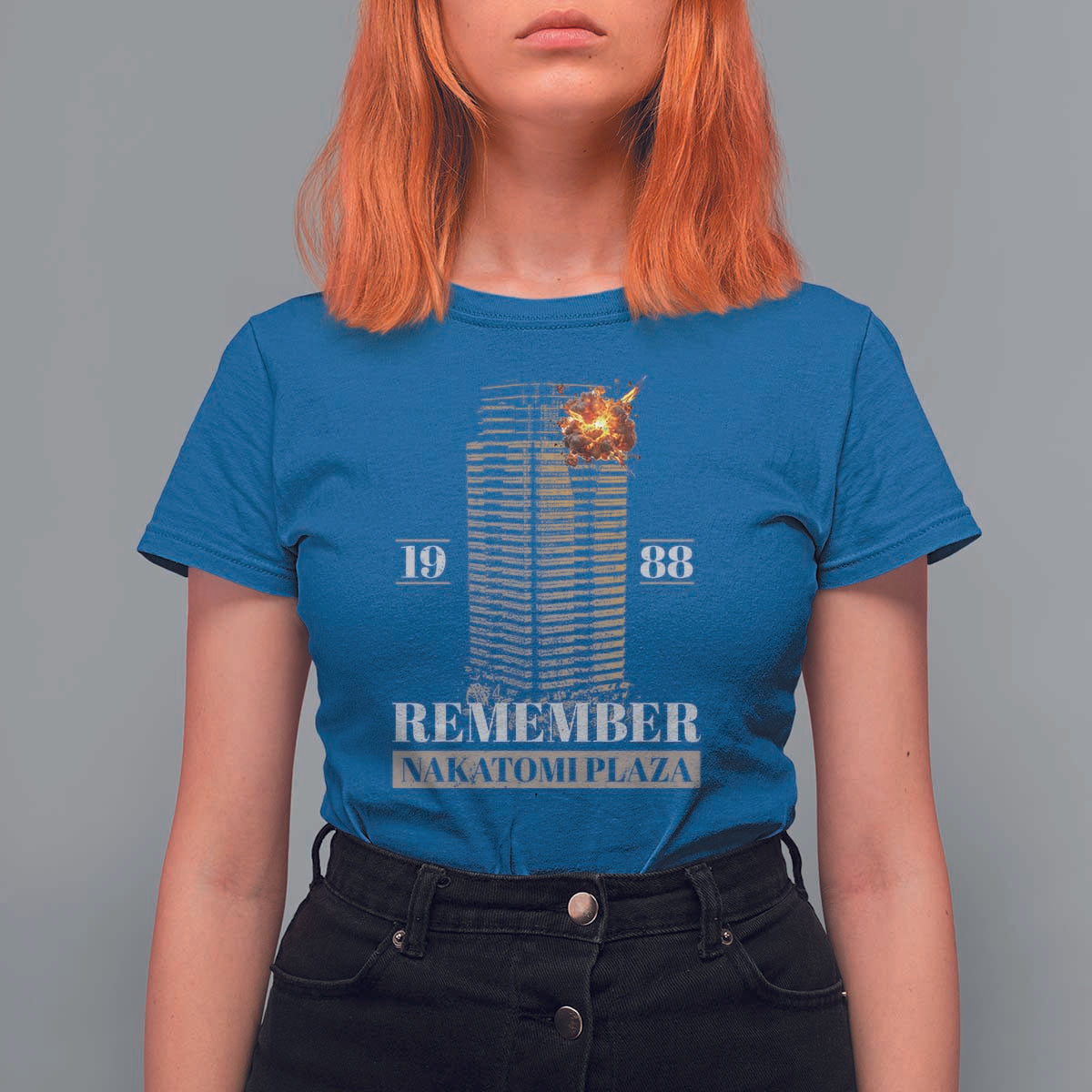 Remember Nakatomi Plaza 1988 T Shirt For Women - Wonder Print Shop