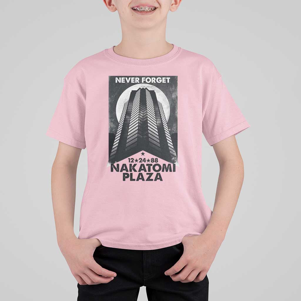 Never Forget Nakatomi Plaza 1988 T Shirt For Kid - Wonder Print Shop