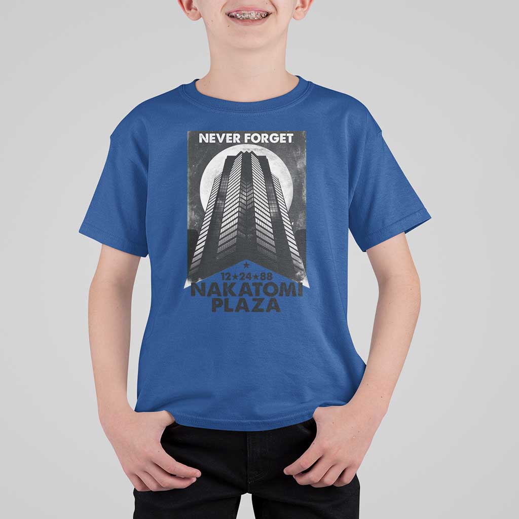 Never Forget Nakatomi Plaza 1988 T Shirt For Kid - Wonder Print Shop